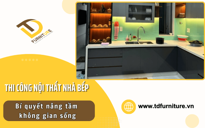 Thi công nội thất nhà bếp